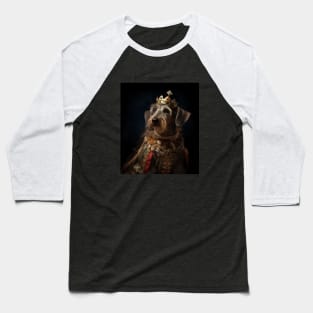 Graceful Wired Hair Dachshund - Medieval German Queen Baseball T-Shirt